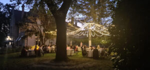 jardins chateau la grave bechade tables mariage soiree